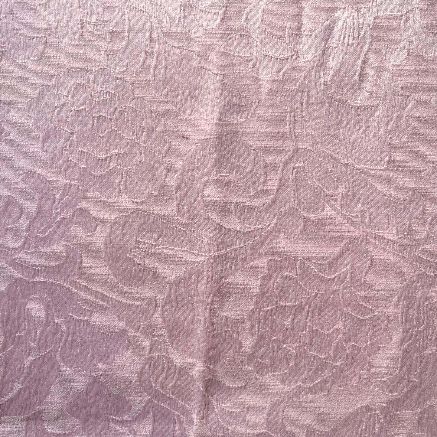 Remnant of pale pink cotton jacquard