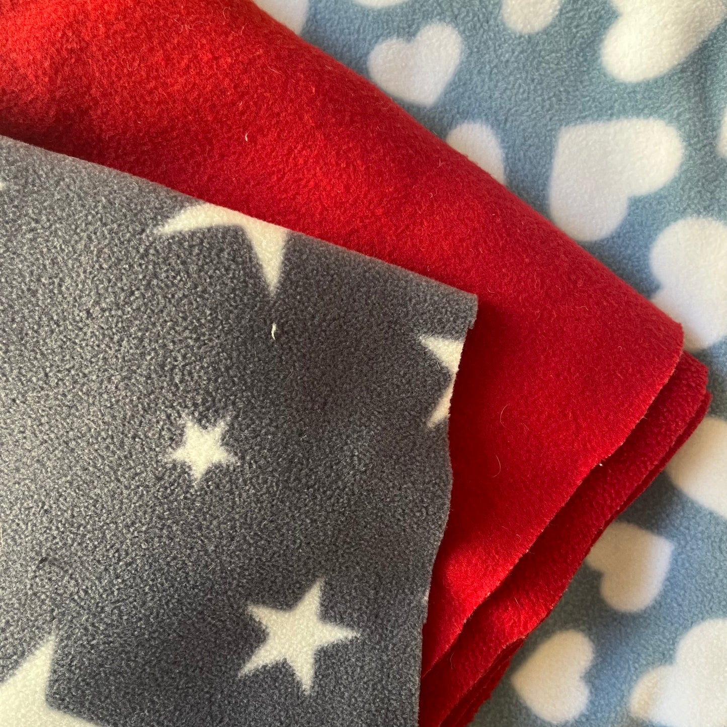 Polar fleece remnants