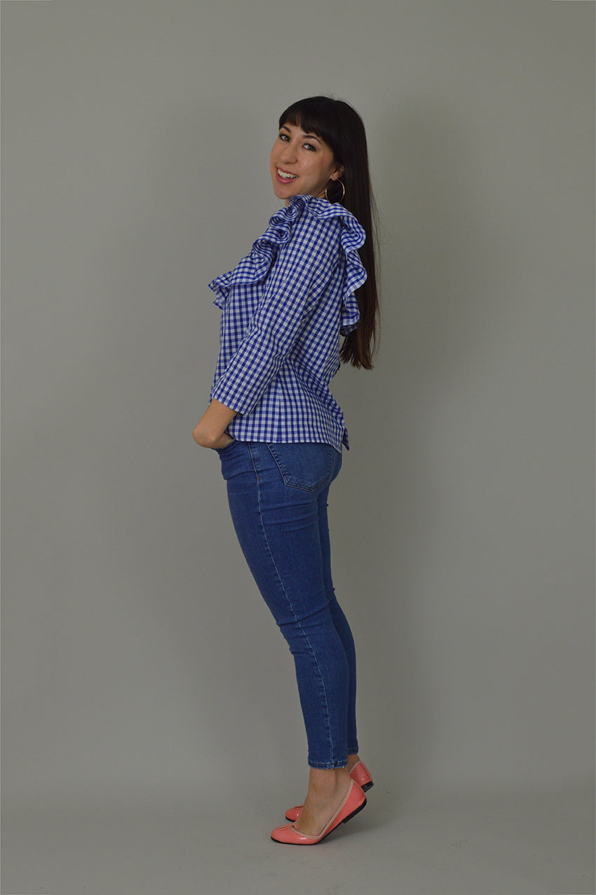 Nina Lee Bloomsbury Blouse gingham