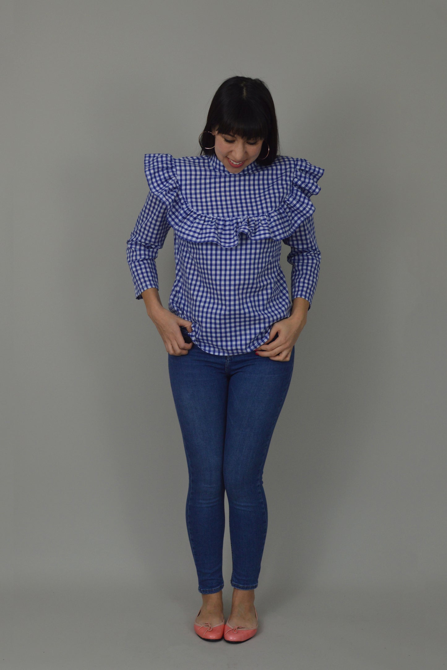 Nina Lee Bloomsbury Blouse gingham