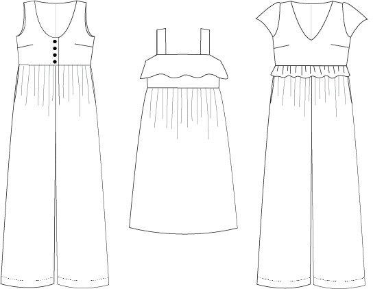 10 hack ideas for the Carmel Jumpsuit!