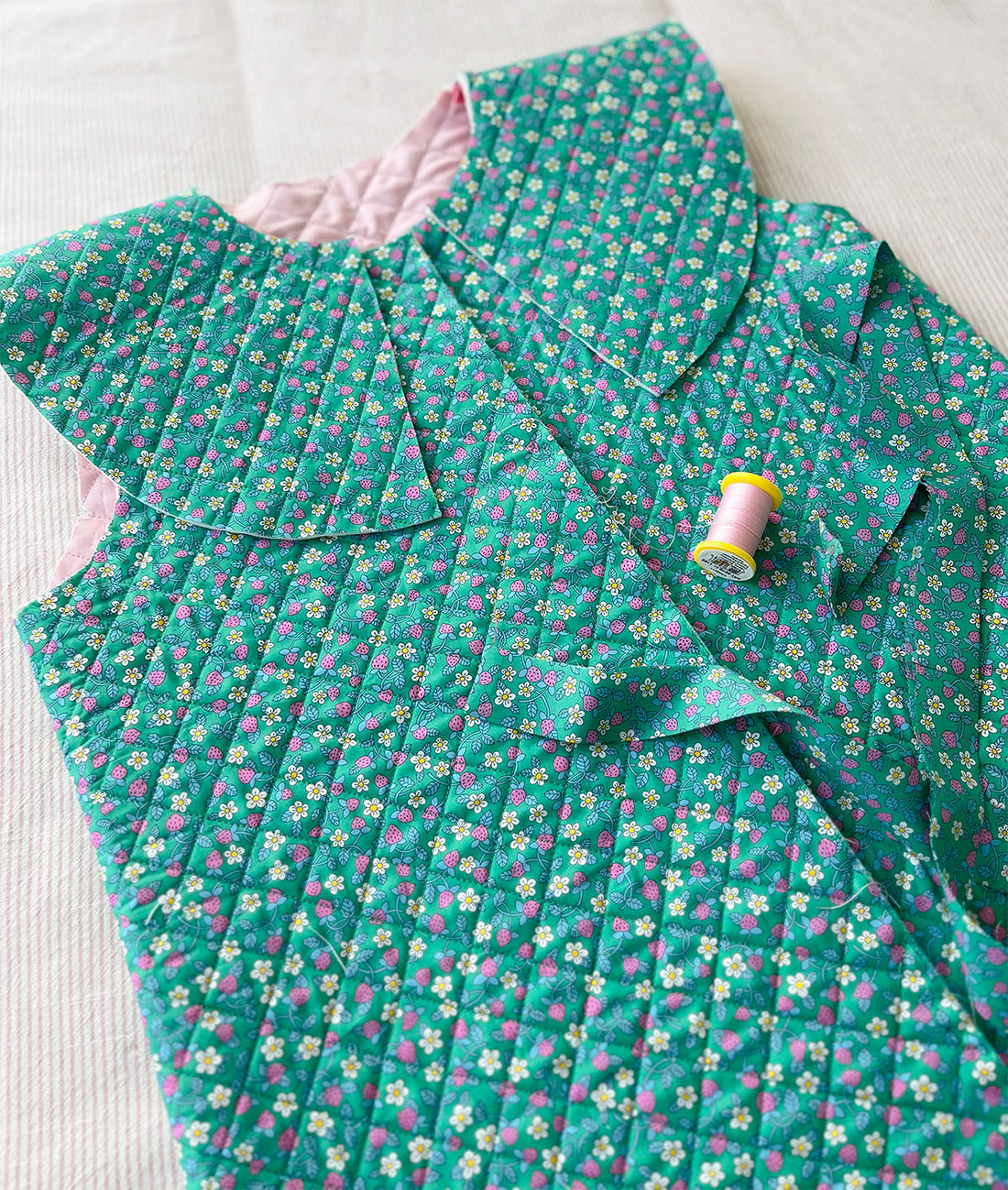 My quilted BAKERLOO JACKET! Part 1 of 2