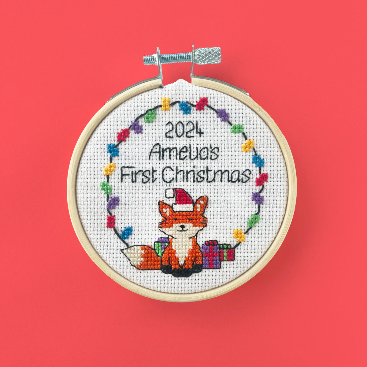 Baby's First Christmas cross stitch pattern – image 1 of 6