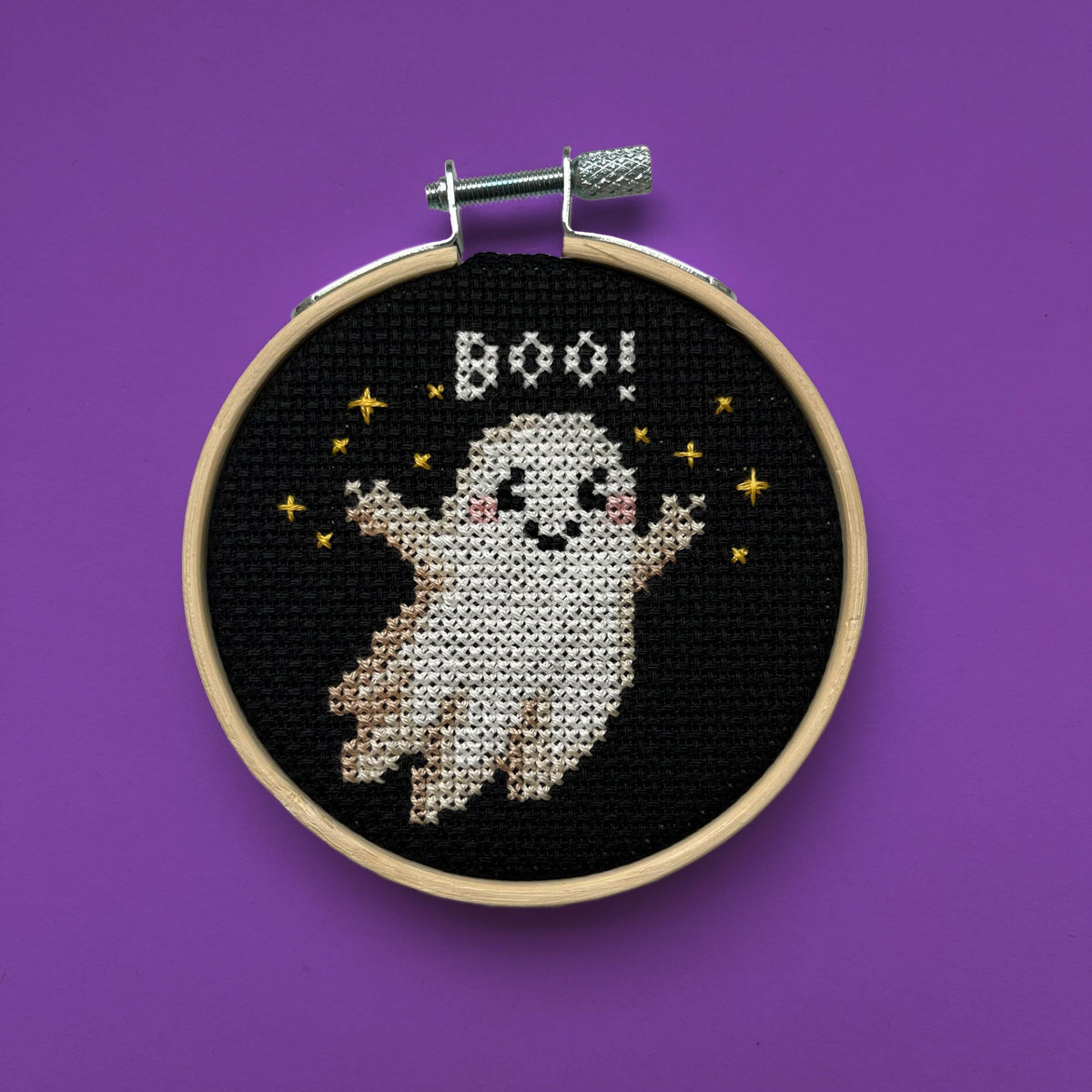 Mini Ghost cross stitch pattern – image 1 of 5