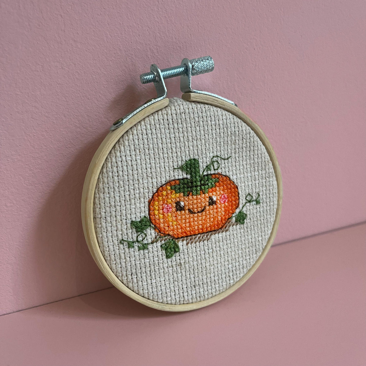 Cute Tiny Halloween Pumpkin cross stitch pattern – image 3 of 6