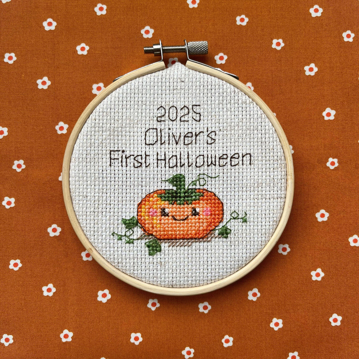 Baby's First Halloween/Thanksgiving cross stitch pattern – image 1 of 6