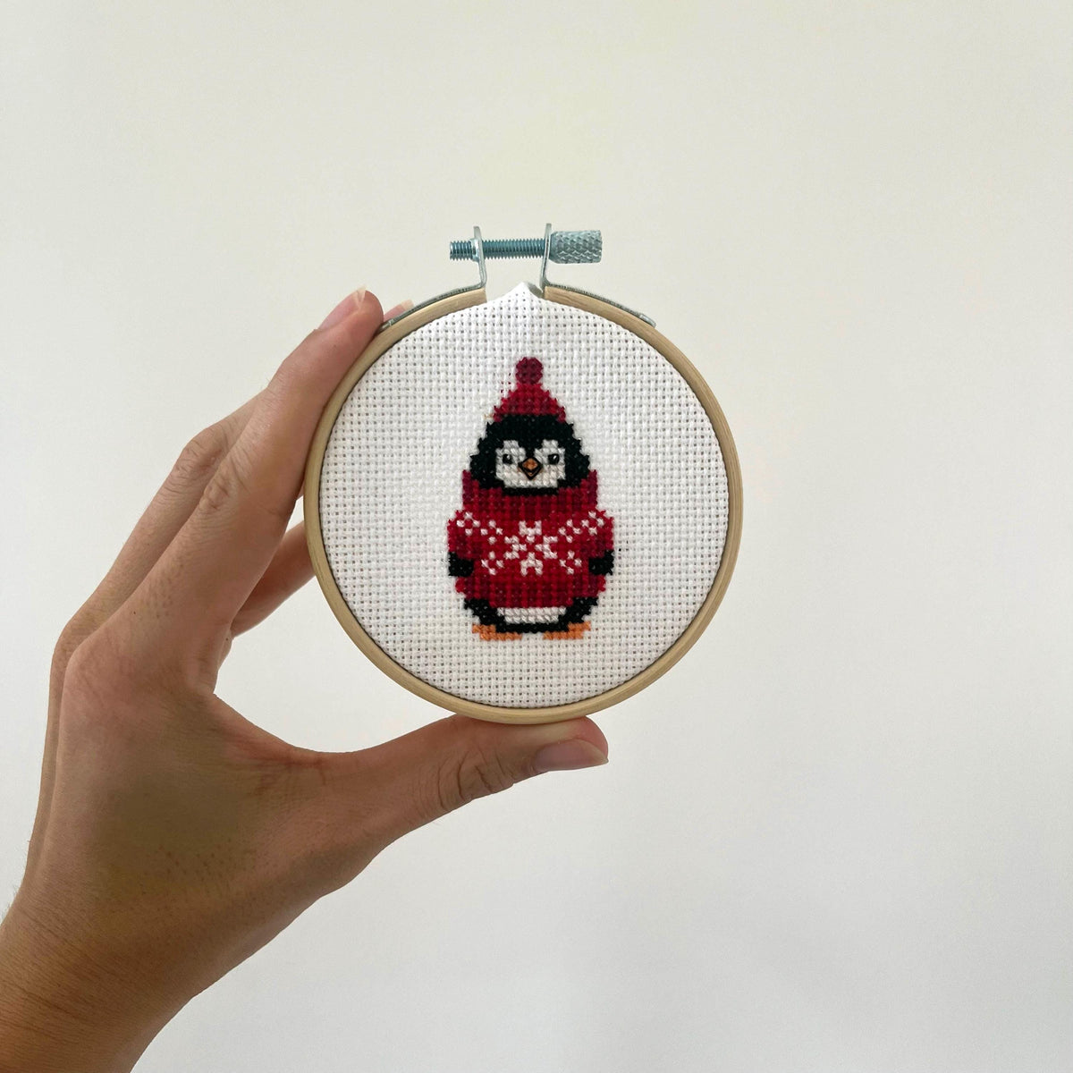 Baby Penguin in Christmas Sweater cross stitch pattern – image 2 of 6