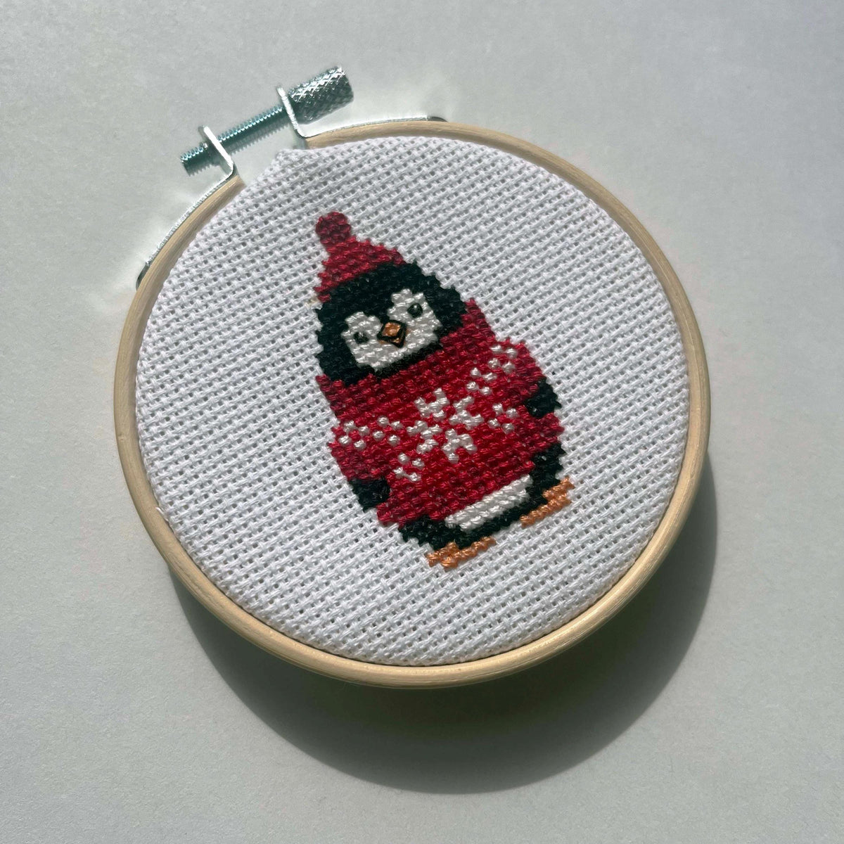 Baby Penguin in Christmas Sweater cross stitch pattern – image 3 of 6