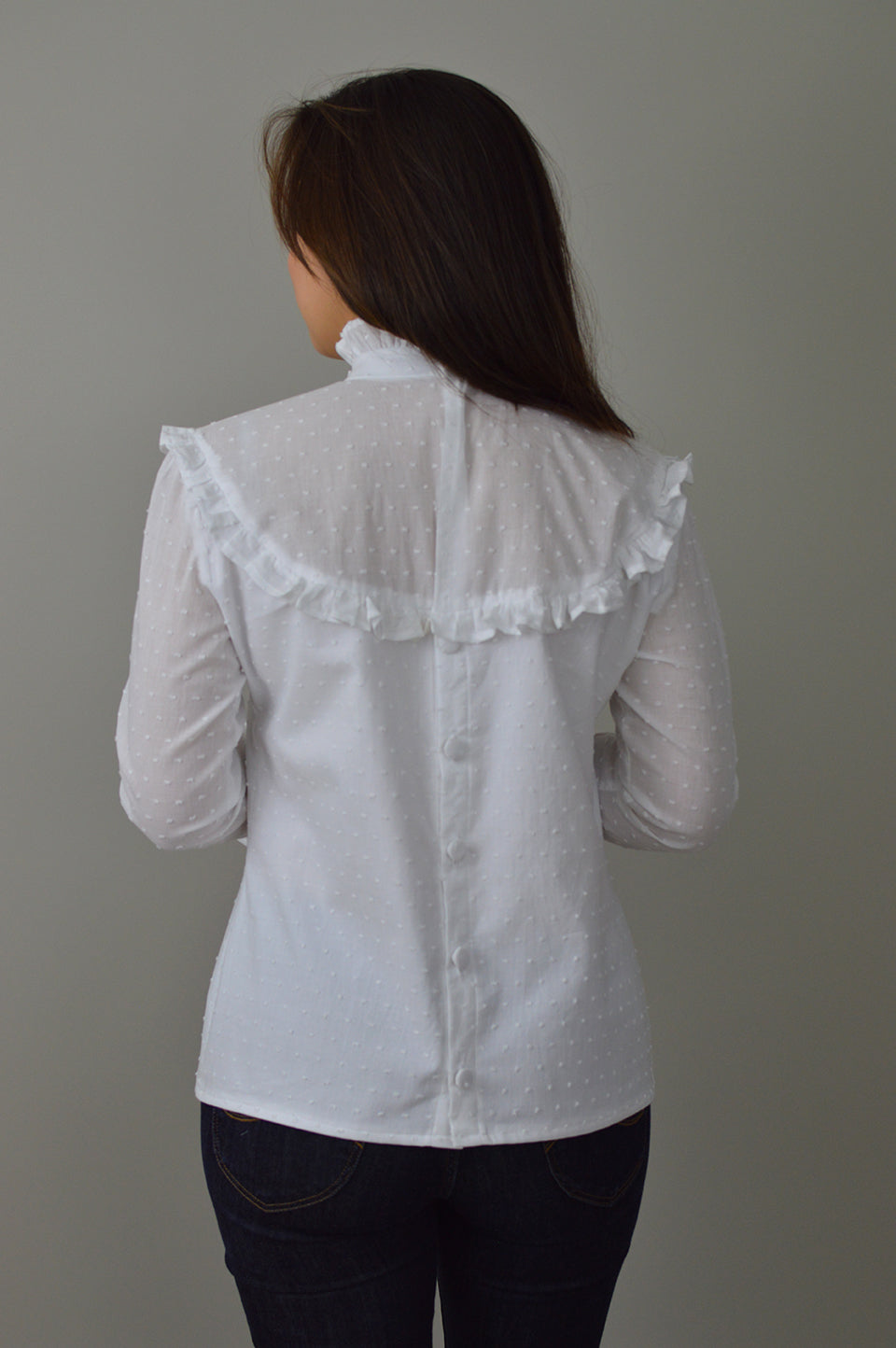 Nina Lee Bloomsbury Blouse white